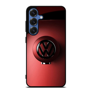 VW VOLKSWAGEN CAR LOGO RED Samsung Galaxy S25 Case Cover