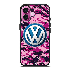 VW VOLKSWAGEN PINK CAMO iPhone 16 Plus Case Cover VW VOLKSWAGEN PINK CAMO iPhone 16 Plus Case Cover