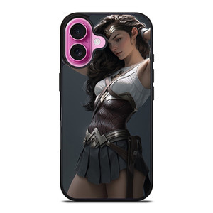 WONDER WOMAN BEAUTIFUL SUPERHERO DC COMIC iPhone 16 Plus Case Cover