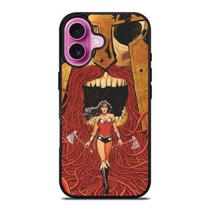 WONDER WOMAN CARTOON iPhone 16 Plus Case Cover WONDER WOMAN CARTOON iPhone 16 Plus Case Cover