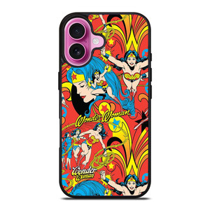 WONDER WOMAN COLLAGE 2 iPhone 16 Plus Case Cover WONDER WOMAN COLLAGE 2 iPhone 16 Plus Case Cover