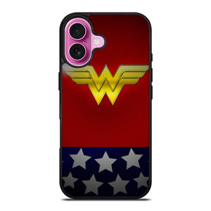 WONDER WOMAN LOGO 2 iPhone 16 Plus Case Cover WONDER WOMAN LOGO 2 iPhone 16 Plus Case Cover