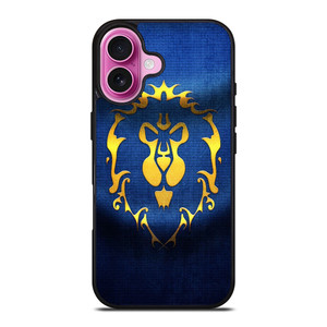WORLD OF WARCRAFT ALLIANCE WOW FLAGE iPhone 16 Plus Case Cover WORLD OF WARCRAFT ALLIANCE WOW FLAGE iPhone 16 Plus Case Cover