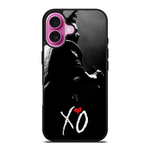 XO THE WEEKND LOGO BLACK WHITE iPhone 16 Plus Case Cover XO THE WEEKND LOGO BLACK WHITE iPhone 16 Plus Case Cover