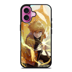 ZENITSU AGATSUMA DEMON SLAYER iPhone 16 Plus Case Cover