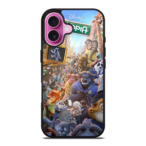 ZOOTOPIA CHARACTERS Disney iPhone 16 Plus Case Cover ZOOTOPIA CHARACTERS Disney iPhone 16 Plus Case Cover