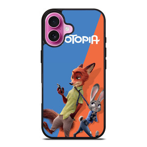 ZOOTOPIA NICK AND JUDY DISNEY iPhone 16 Plus Case Cover ZOOTOPIA NICK AND JUDY DISNEY iPhone 16 Plus Case Cover