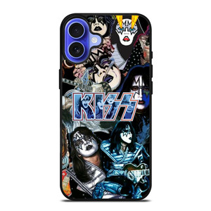 ACE FREHLEY KISS BAND COLLAGE iPhone 16 Case Cover ACE FREHLEY KISS BAND COLLAGE iPhone 16 Case Cover
