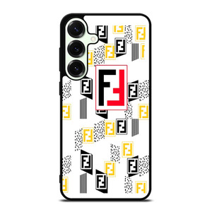 FENDI ROMA LOGO WHITE Samsung Galaxy S25 Plus Case Cover