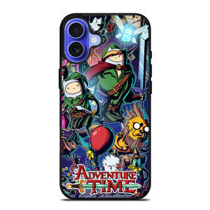 ADVENTURE TIME LEGEND OF ZELDA iPhone 16 Case Cover ADVENTURE TIME LEGEND OF ZELDA iPhone 16 Case Cover