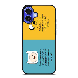 ADVENTURE TIME QUOTE iPhone 16 Case Cover ADVENTURE TIME QUOTE iPhone 16 Case Cover
