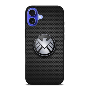 AGENTS OF SHIELD MARVEL LOGO METAL iPhone 16 Case Cover AGENTS OF SHIELD MARVEL LOGO METAL iPhone 16 Case Cover