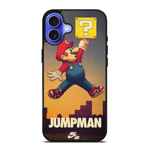 AIR JORDAN MARIO BROSS iPhone 16 Case Cover AIR JORDAN MARIO BROSS iPhone 16 Case Cover