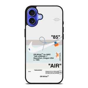 AIR JORDAN OFF WHITE NIKE SNEAKERS iPhone 16 Case Cover AIR JORDAN OFF WHITE NIKE SNEAKERS iPhone 16 Case Cover