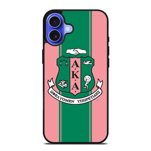 AKA PINK AND GREEN LOGO iPhone 16 Case Cover AKA PINK AND GREEN LOGO iPhone 16 Case Cover