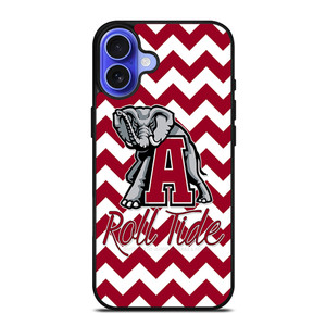 ALABAMA CRIMSON TIDE STRIP ROLL iPhone 16 Case Cover ALABAMA CRIMSON TIDE STRIP ROLL iPhone 16 Case Cover