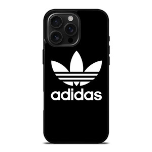 ADIDAS LOGO BLACK WHITE iPhone 16 Pro Max Case Cover