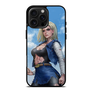 DRAGON BALL ANDROID 18 iPhone 16 Pro Max Case Cover DRAGON BALL ANDROID 18 iPhone 16 Pro Max Case Cover