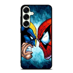 SPIDERMAN VS WOLVERINE MARVEL COMICS Samsung Galaxy S25 Plus Case Cover