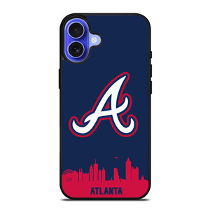 ATLANTA BRAVES BASEBALL LOGO iPhone 16 Case Cover ATLANTA BRAVES BASEBALL LOGO iPhone 16 Case Cover