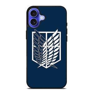 ATTACK ON TITAN SYMBOL WINGS OF FREEDOM iPhone 16 Case Cover ATTACK ON TITAN SYMBOL WINGS OF FREEDOM iPhone 16 Case Cover