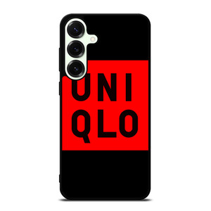 UNIQLO LOGO RED BLACK Samsung Galaxy S25 Plus Case Cover