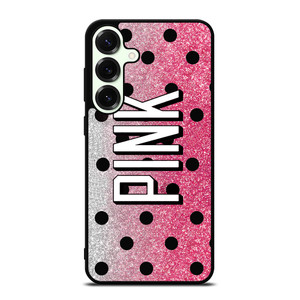 VICTORIA'S SECRET PINK LOGO SPARKLE Samsung Galaxy S25 Plus Case Cover