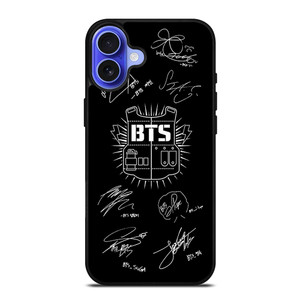 BANGTAN BOYS BTS SIGNATURE iPhone 16 Case Cover BANGTAN BOYS BTS SIGNATURE iPhone 16 Case Cover