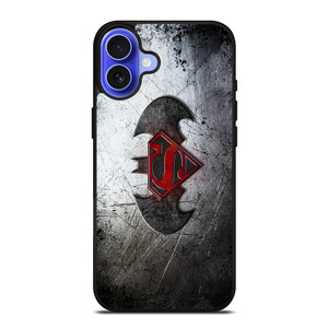 BATMAN VS SUPERMAN EMBLEM iPhone 16 Case Cover BATMAN VS SUPERMAN EMBLEM iPhone 16 Case Cover