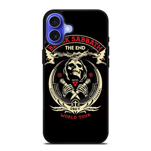 BLACK SABBATH THE END OBEY iPhone 16 Case Cover BLACK SABBATH THE END OBEY iPhone 16 Case Cover