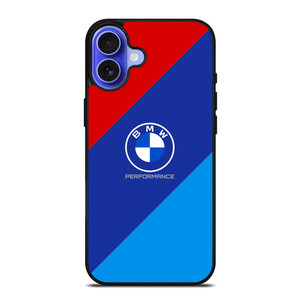 BMW CAR LOGO PERFORMANCE ICON iPhone 16 Case Cover BMW CAR LOGO PERFORMANCE ICON iPhone 16 Case Cover