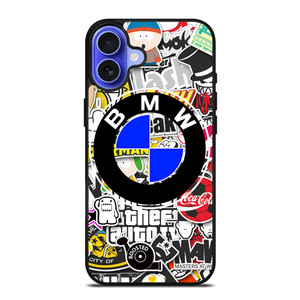 BMW STICKER BOMB iPhone 16 Case Cover BMW STICKER BOMB iPhone 16 Case Cover