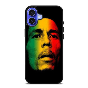BOB MARLEY RASTA FACE iPhone 16 Case Cover