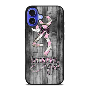 CAMO BROWNING PINK GIRL iPhone 16 Case Cover CAMO BROWNING PINK GIRL iPhone 16 Case Cover