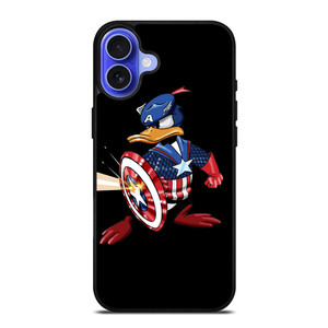 CAPTAIN AMERICA DAFFY DUCK 3 iPhone 16 Case Cover