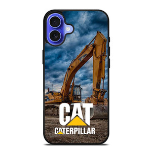 CAT CATERPILLAR EXCAVATOR iPhone 16 Case Cover CAT CATERPILLAR EXCAVATOR iPhone 16 Case Cover