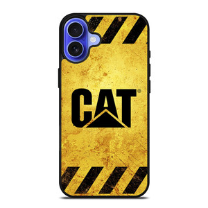 CATERPILLAR CAT LOGO STRIPE iPhone 16 Case Cover CATERPILLAR CAT LOGO STRIPE iPhone 16 Case Cover