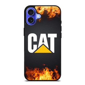 CATERPILLAR CAT TRACTOR LOGO FIRE iPhone 16 Case Cover