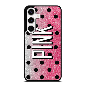 VICTORIA'S SECRET PINK LOGO SPARKLE Samsung Galaxy S24 Case Cover