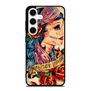 VINTAGE SUGAR SCHOOL TATTOO Samsung Galaxy S24 Case Cover