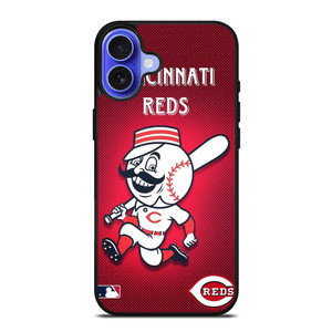 CINCINNATI REDS LOGO MLB BASEBALL TEAM MASCOT iPhone 16 Case Cover