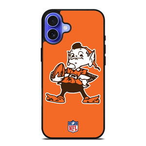 CLEVELAND BROWNS ICON NFL iPhone 16 Case Cover CLEVELAND BROWNS ICON NFL iPhone 16 Case Cover