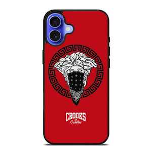 CROOK AND CASTLES BANDANA RED iPhone 16 Case Cover CROOK AND CASTLES BANDANA RED iPhone 16 Case Cover