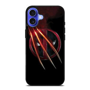 DEADPOOL X WOLVERINE LOGO iPhone 16 Case Cover DEADPOOL X WOLVERINE LOGO iPhone 16 Case Cover