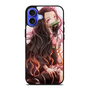 DEMON SLAYER NEZUKO KAMADO MANGA ANIME iPhone 16 Case Cover DEMON SLAYER NEZUKO KAMADO MANGA ANIME iPhone 16 Case Cover