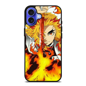 DEMON SLAYER RENGOKU ANIME iPhone 16 Case Cover DEMON SLAYER RENGOKU ANIME iPhone 16 Case Cover