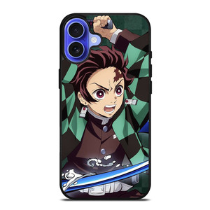 DEMON SLAYER TANJIRO KAMADO ANIME CARTOON iPhone 16 Case Cover DEMON SLAYER TANJIRO KAMADO ANIME CARTOON iPhone 16 Case Cover