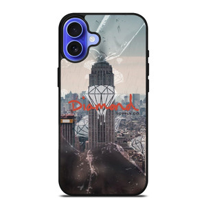 DIAMOND SUPPLY CO BROKEN GLASS iPhone 16 Case Cover