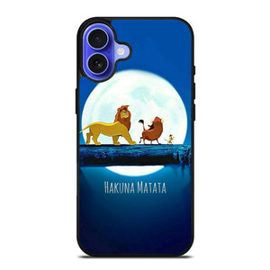 DISNEY HAKUNA MATATA LION KING iPhone 16 Case Cover DISNEY HAKUNA MATATA LION KING iPhone 16 Case Cover
