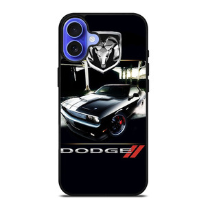 DODGE CAR BLACK iPhone 16 Case Cover DODGE CAR BLACK iPhone 16 Case Cover